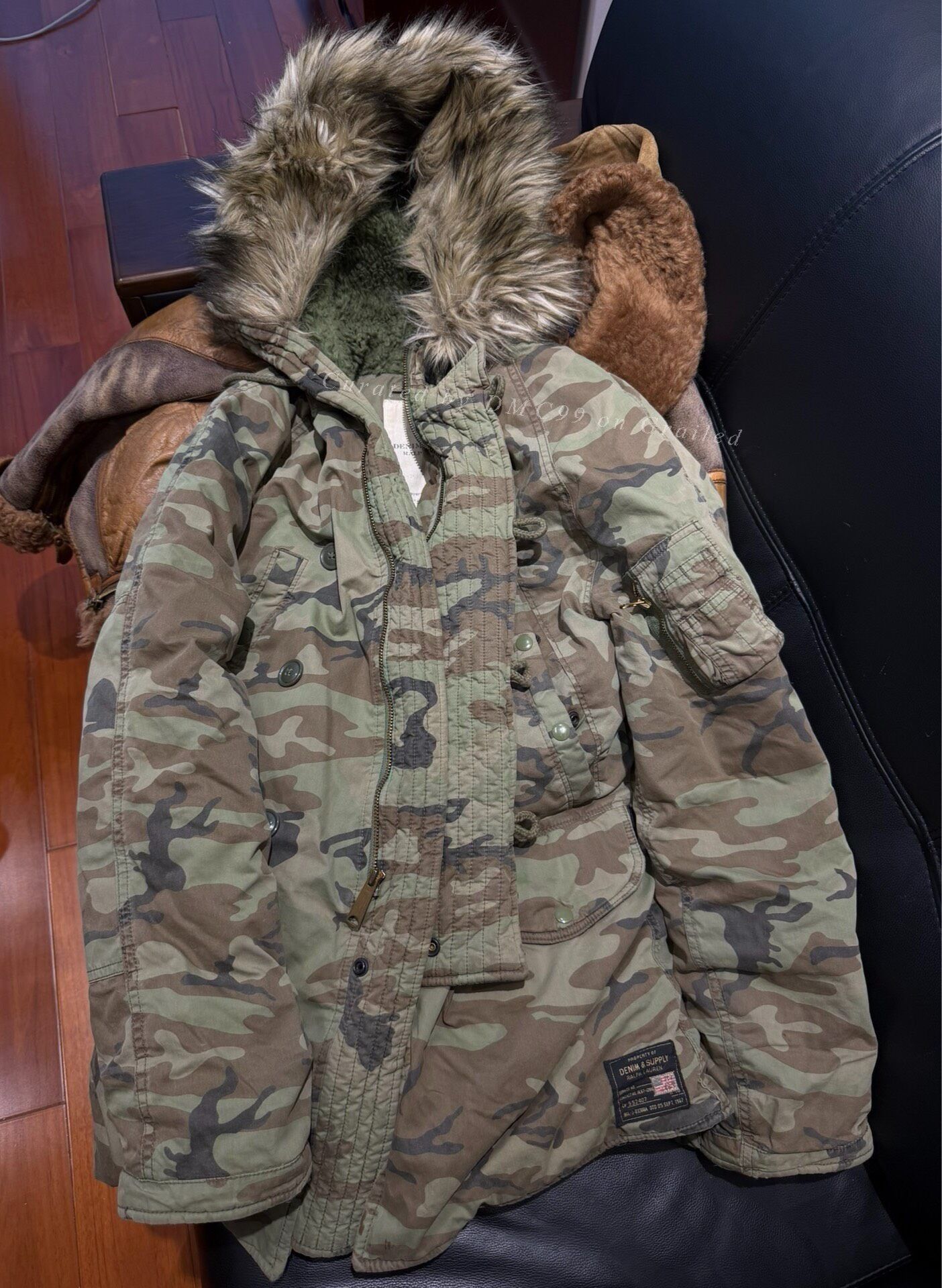Denim & Supply Ralph Lauren Ralph Lauren Camouflage Down Jacket Size US S / EU 44-46 / 1 - 1 Thumbnail