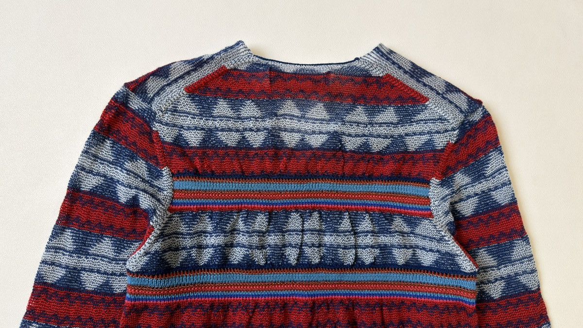 Comme des Garcons S/S 02 Patterned Wool Mixed Tension Sweater Size US M / EU 48-50 / 2 - 16 Thumbnail