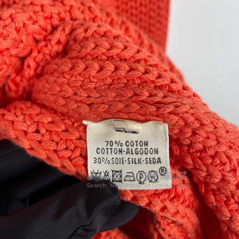 Hermes Hermes Knit Long Sleeve Short Sweater, Orange Size XS / US 0-2 / IT 36-38 - 6 Thumbnail