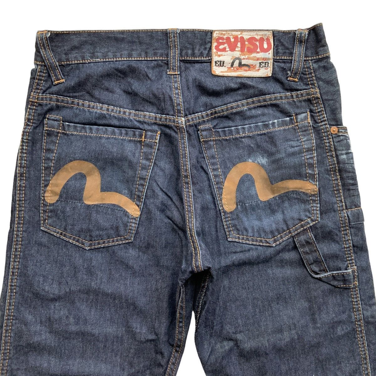 Evisu × Japanese Brand EVISU EU-ED SEAGULL CARPENTER DENIM JEANS Size US 30 / EU 46 - 3 Thumbnail