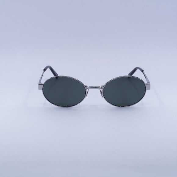 Saint Laurent Paris 🕶️ New Saint Laurent SL692 002 Sunglasses - Shiny Silver Size ONE SIZE - 3 Thumbnail