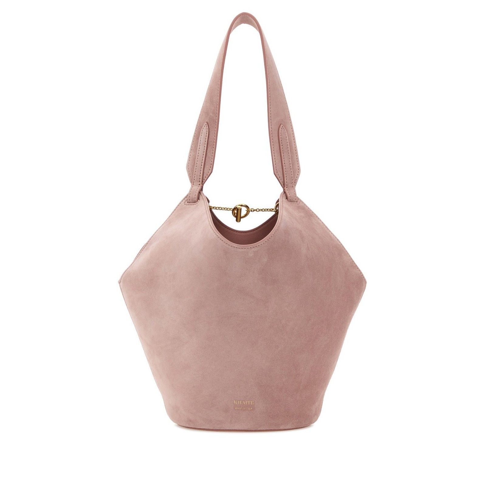 KHAITE KHAITE Lotus Mini Pink Suede Tote Bag New & Authentic Size ONE SIZE - 1 Thumbnail