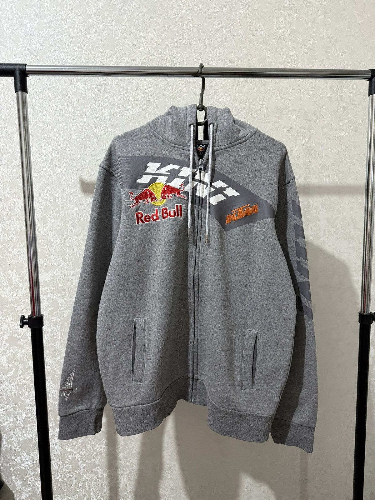 RED BULL KING RACING KTM ZIP HOODIE MOTORRAD JACKET HOODED