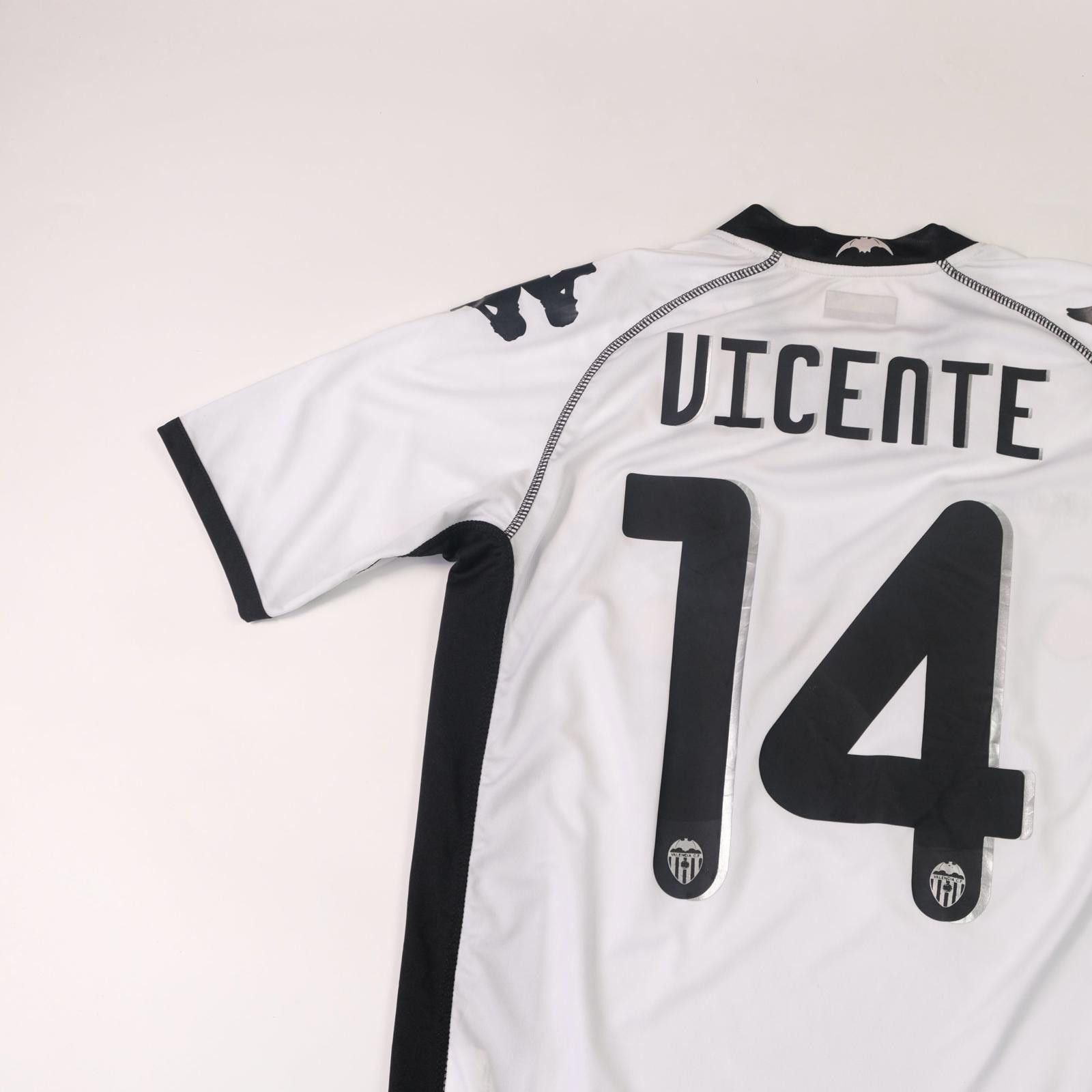 Kappa 2010/11 Valencia Home Shirt Vicente (S) Size US S / EU 44-46 / 1 - 4 Thumbnail