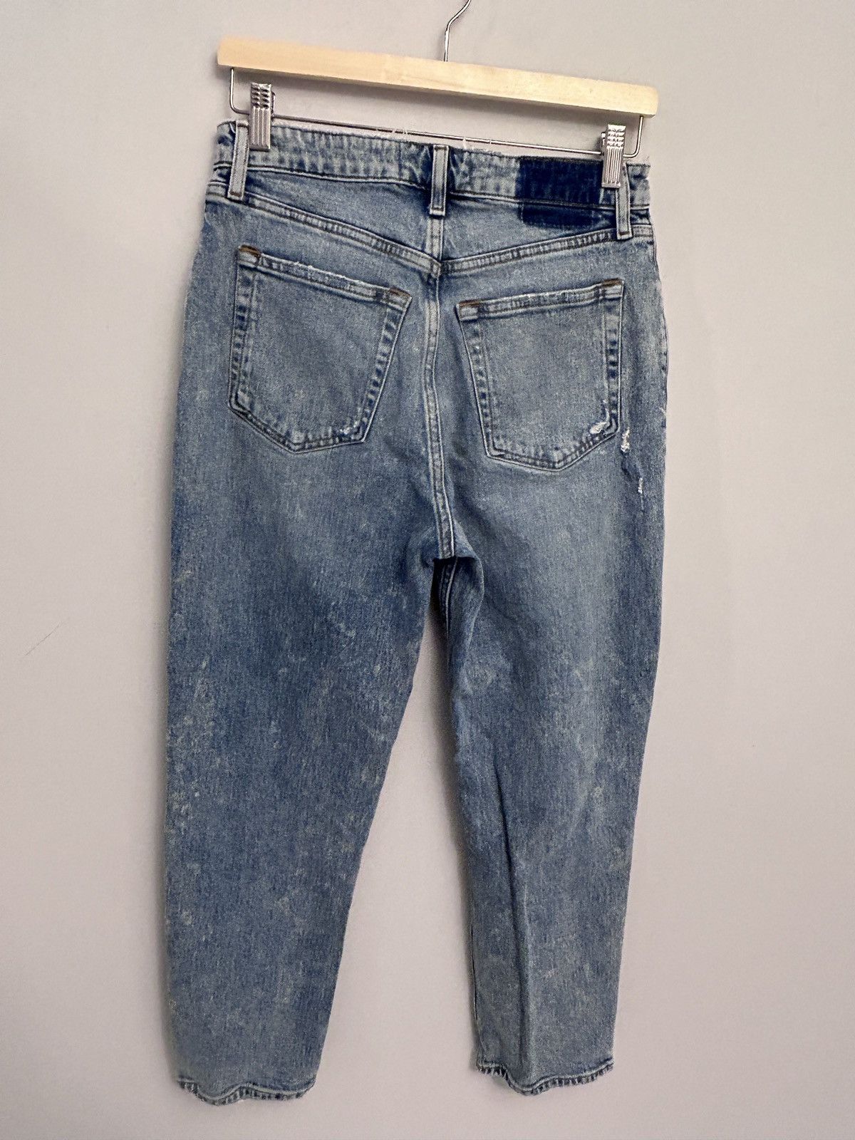Abercrombie & Fitch Abercrombie & Fitch Light Blue The Dad High Rise Jeans 28 Size 28" / US 6 / IT 42 - 2 Thumbnail