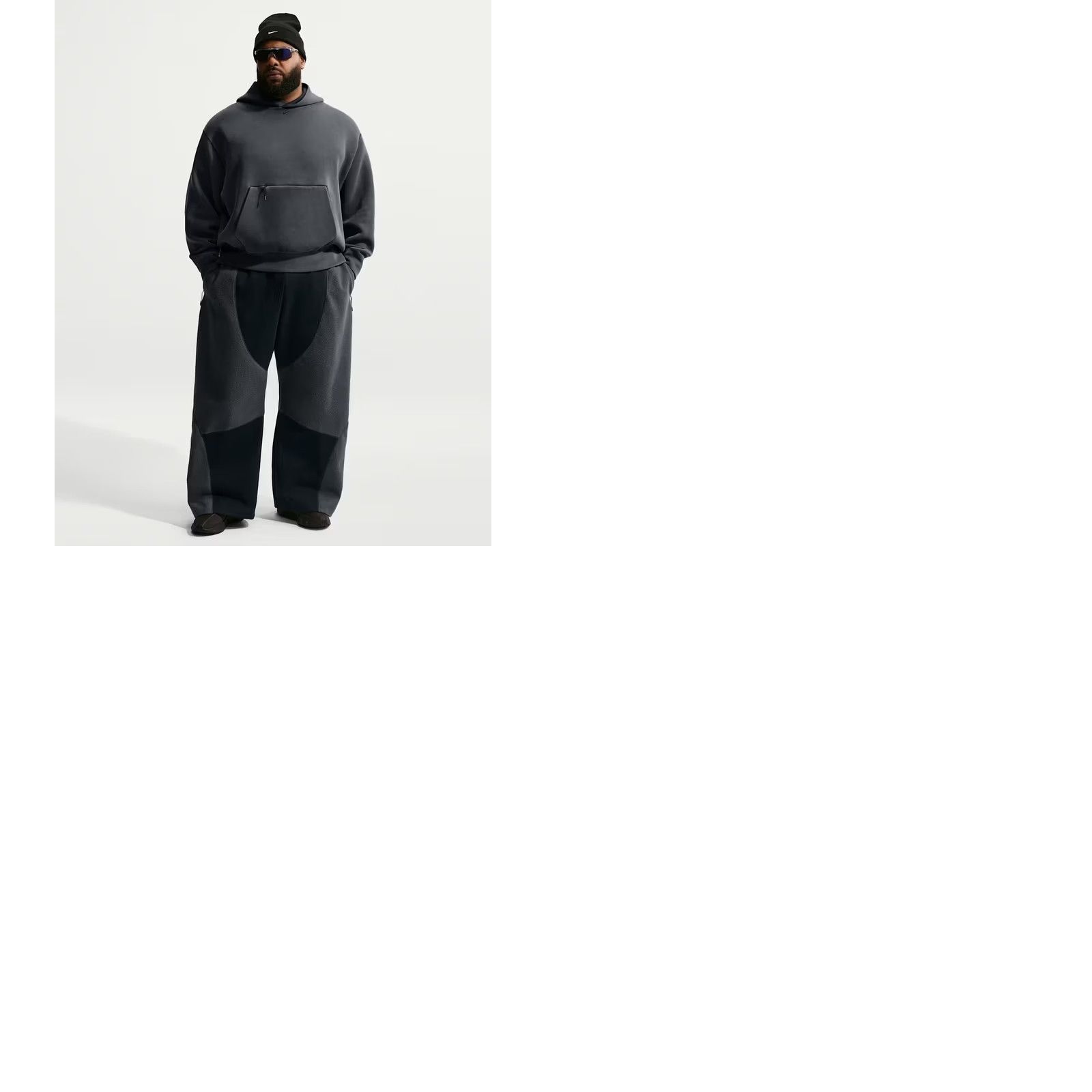 Nike Nike Tech Knit Pants Mens 3XL Wide-Leg Oversized Black Size US 39 - 9 Thumbnail