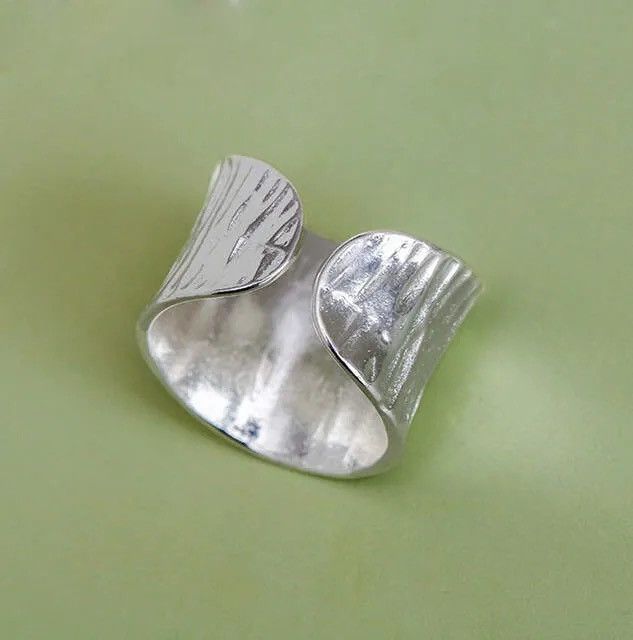 Jewelry × Vintage Bohemian Vintage 925 Sterling Silver Large Rings Size ONE SIZE - 2 Thumbnail
