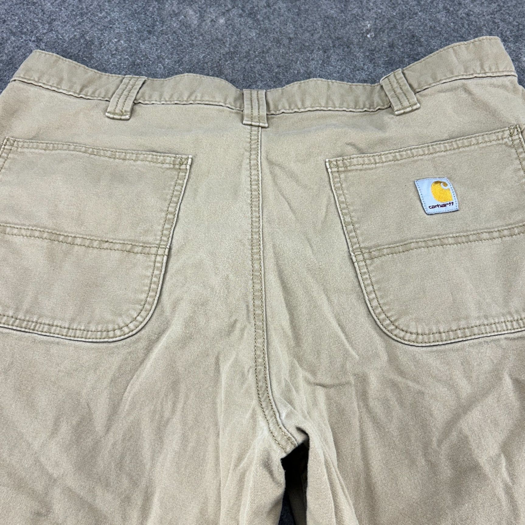 Carhartt Carhartt Pants Mens 38x30 Brown Tan Carpenter Rugged Flex Relaxed Cotton Stretch Size US 38 / EU 54 - 6 Thumbnail