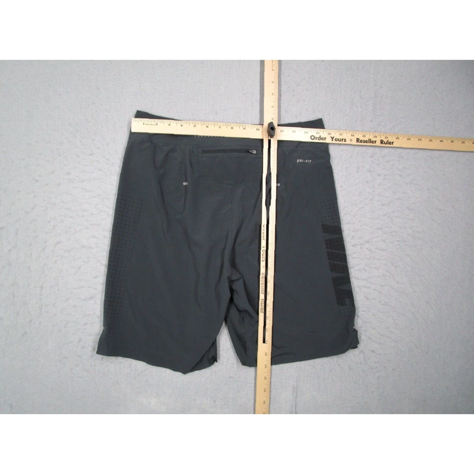 Nike Nike Running Shorts Mens 30 Gray Dri-Fit 9" Lined Stretch Active Gym Run Size US 30 / EU 46 - 6 Thumbnail