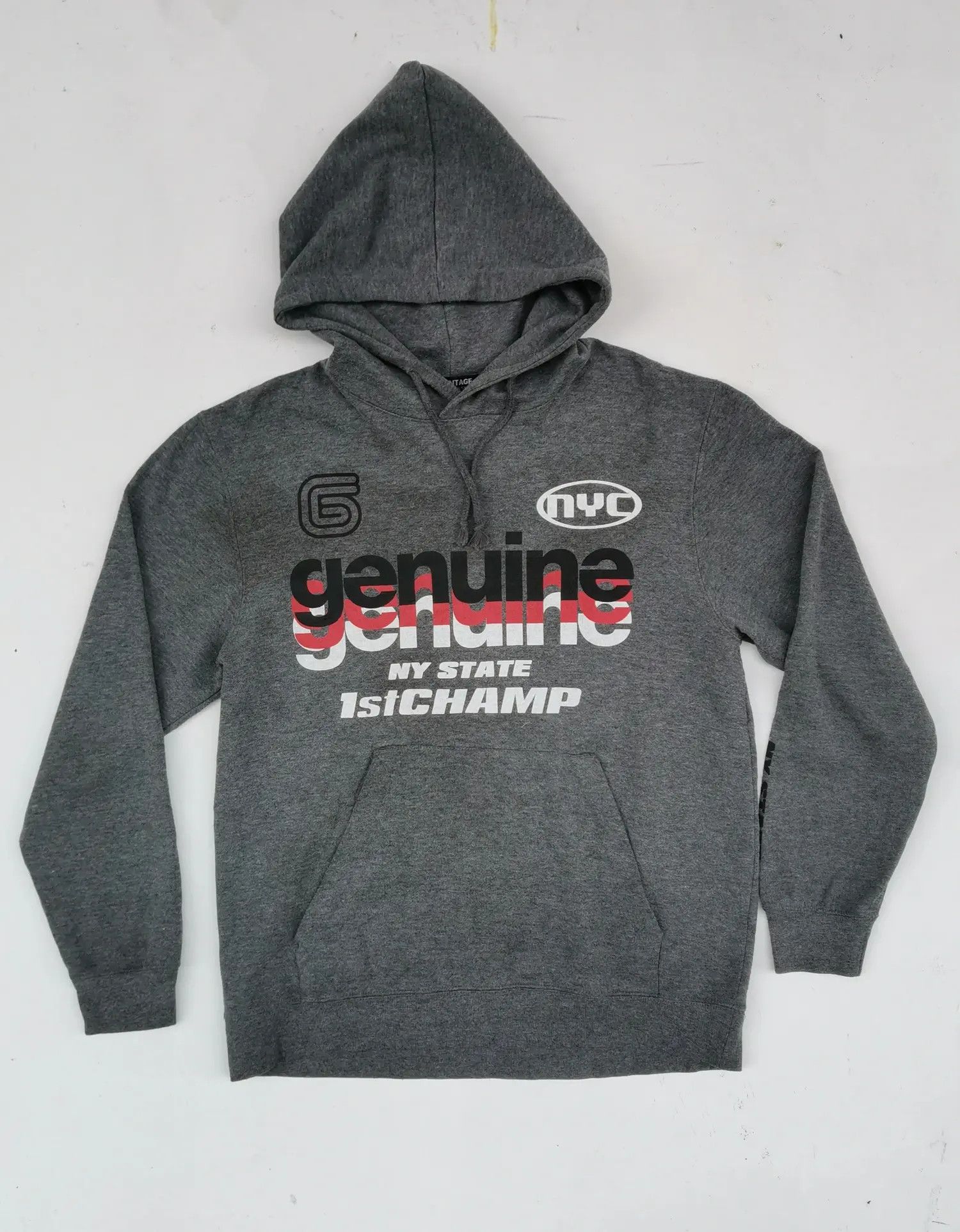 Rare!!! Genuine Ny State 1st Champ Big Logo Sweatshirt