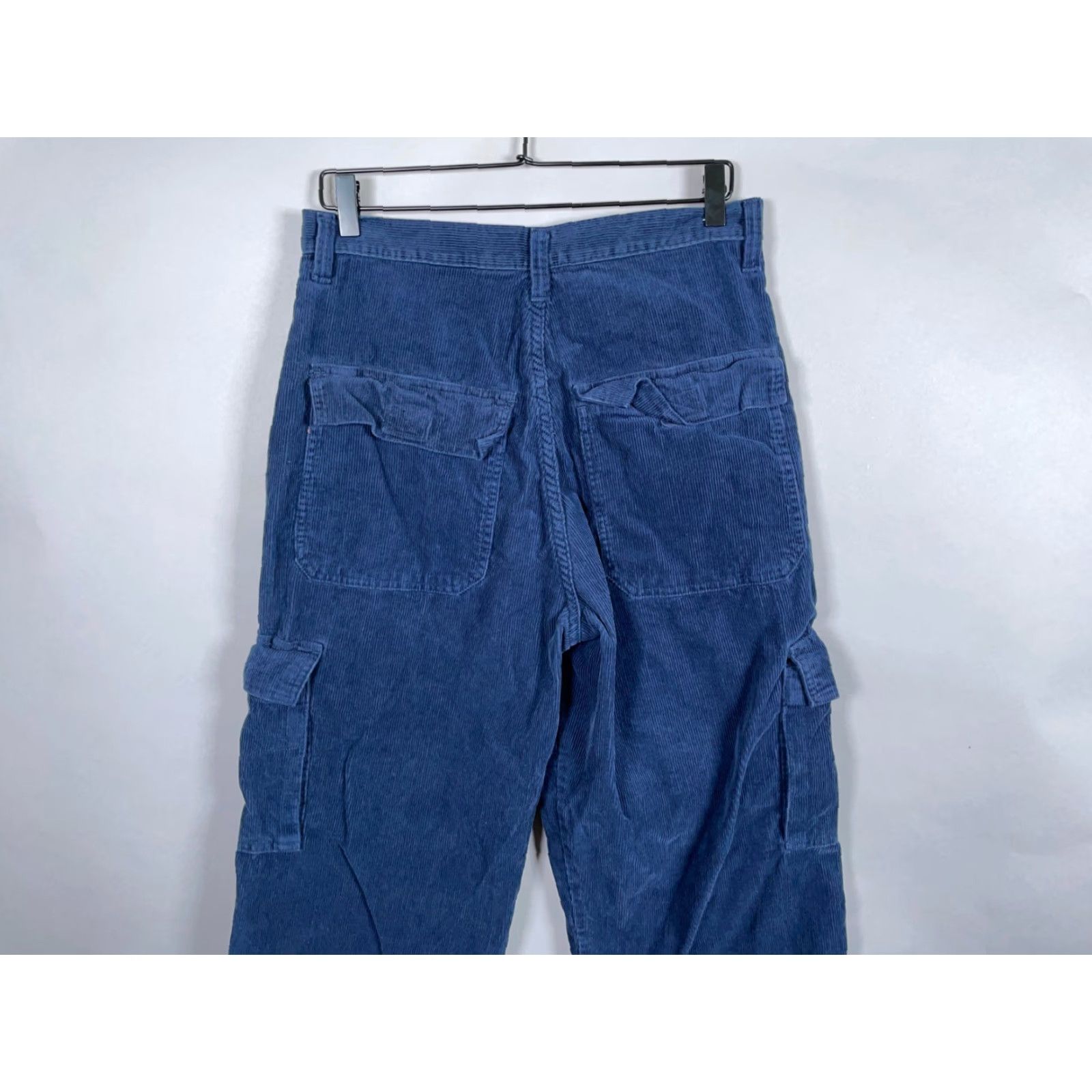 Vintage VINTAGE Emergency Exit Men's Cargo Pants Baggy Corduroy 32x31 Dark Blue 90s Grunge Skater Size US 32 / EU 48 - 4 Thumbnail