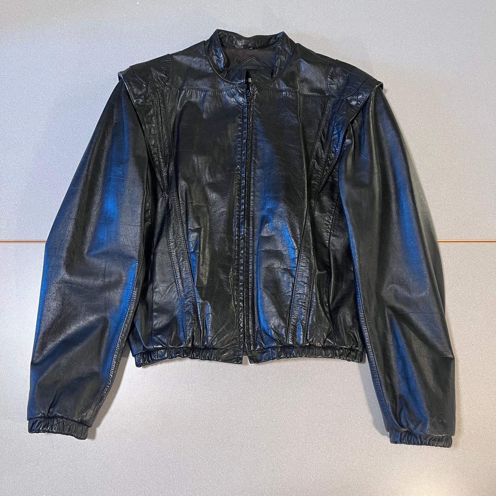 Casablanca Casablanca Leather Jacket Black Zip Front Size 40 Size M / US 6-8 / IT 42-44 - 1 Thumbnail