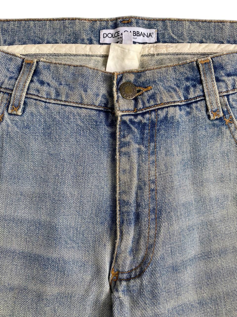 Dolce & Gabbana 2000’s Dolce Gabbana Thrashed Slim Fit Denim Size US 34 / EU 50 - 6 Thumbnail