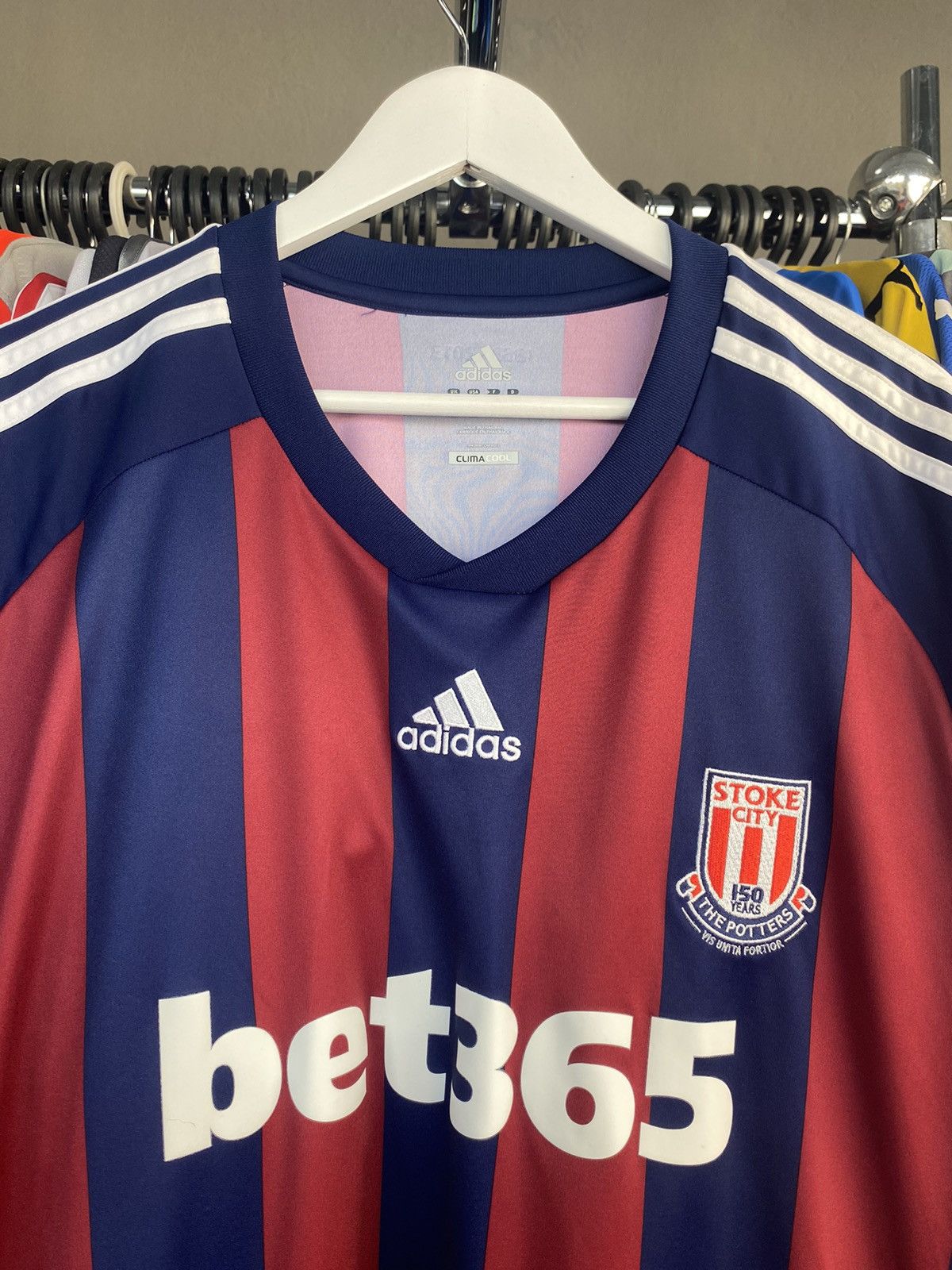 Adidas 2012/13 ADIDAS STOKE CITY AWAY SOCCER FOOTBALL JERSEY SHIRT Size US XXL / EU 58 / 5 - 5 Thumbnail