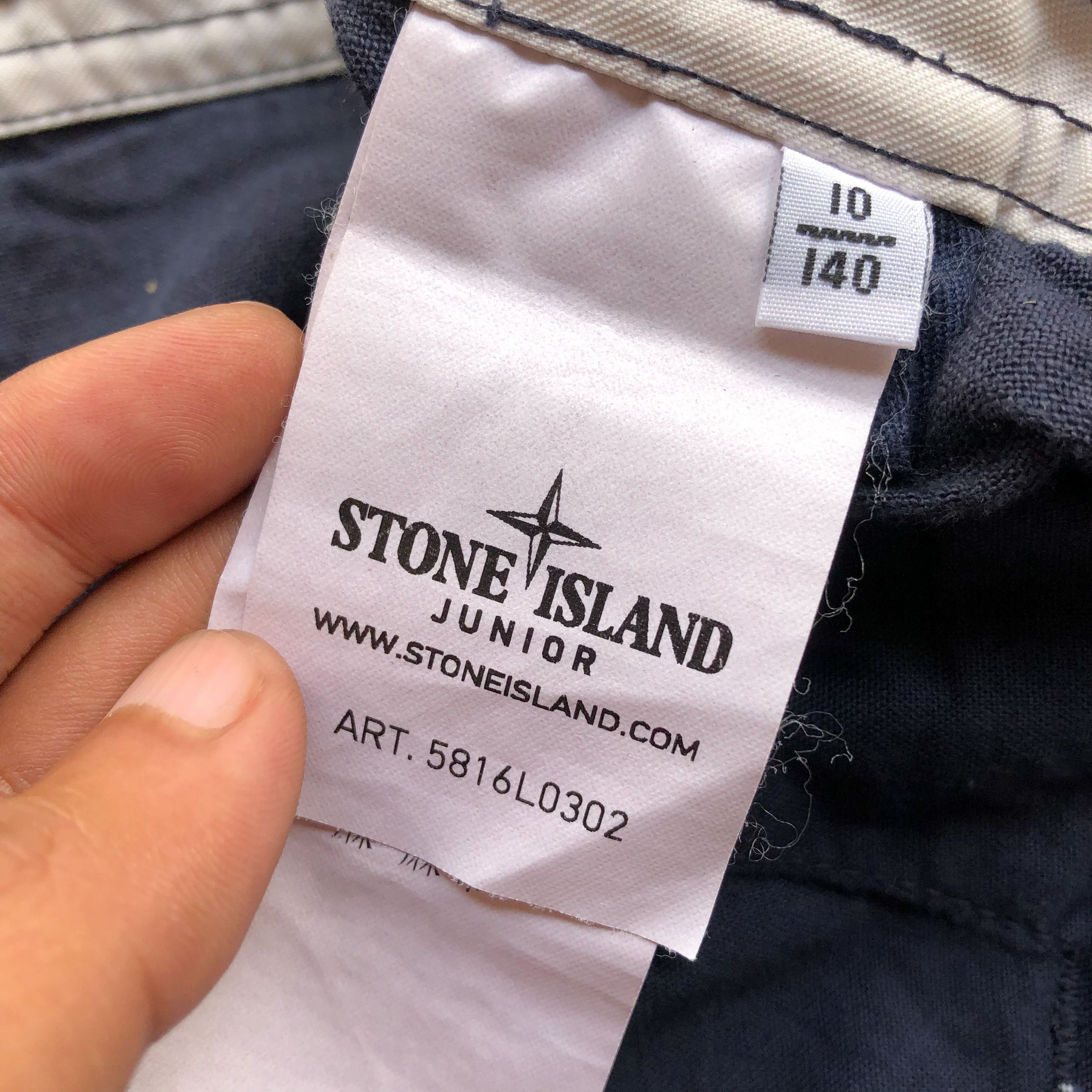 Stone Island Stone Island Junior Shorts Vintage Size US 33 - 8 Thumbnail