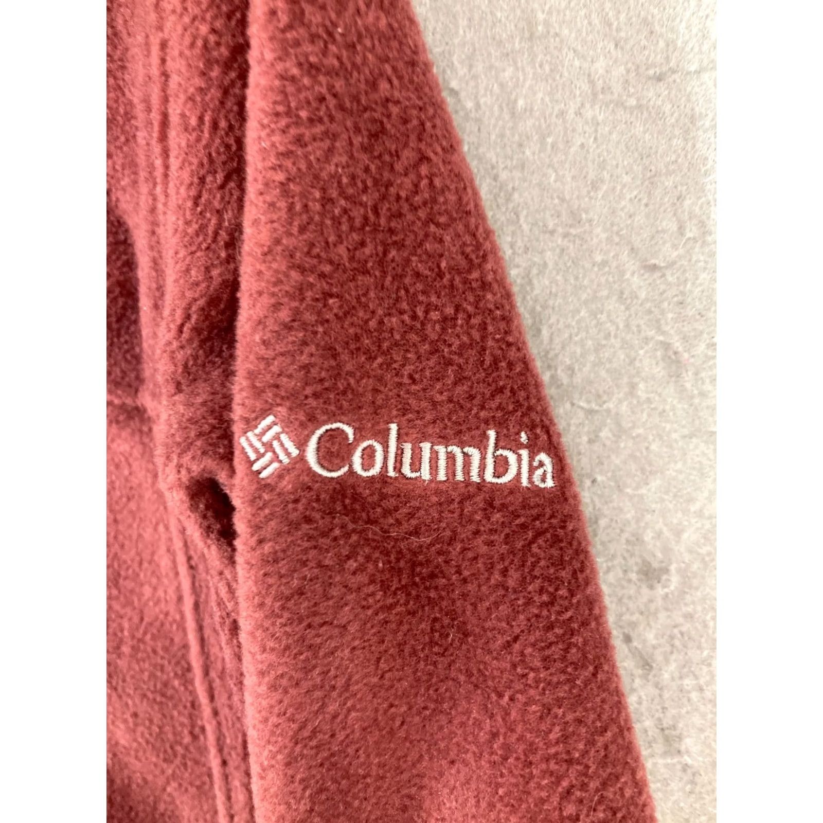 Vintage Columbia Jacket Womens Fleece Full Zip Pockets Red M Outdoor Casual Size M / US 6-8 / IT 42-44 - 5 Thumbnail