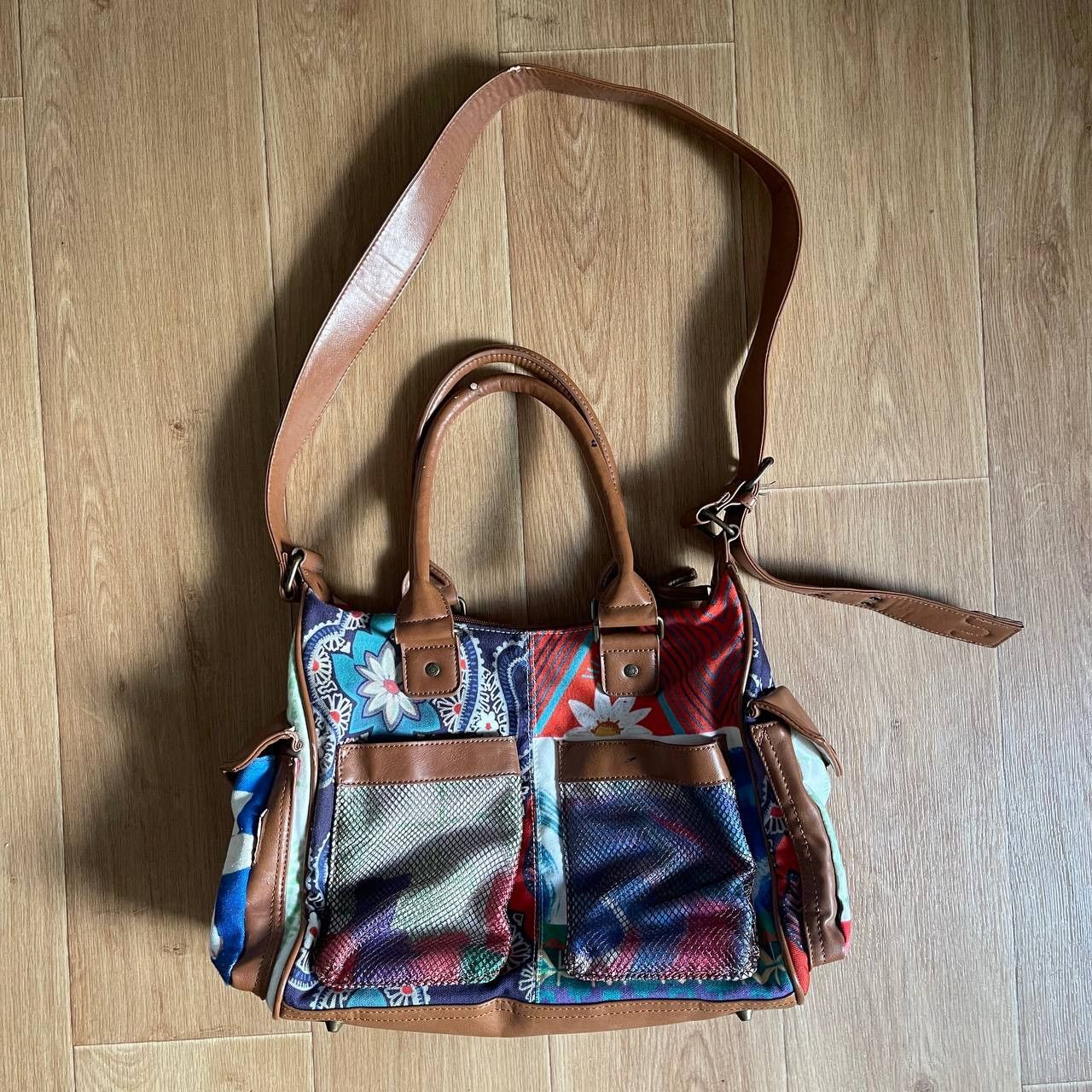 Desigual Desigual Leather Shoulder Bags Size ONE SIZE - 8 Thumbnail