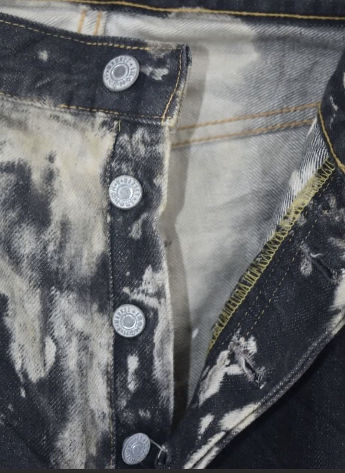 Vintage Design Blue Blue Japan Asic Wash Denim, Men's (Size 32) — image 3 of 6