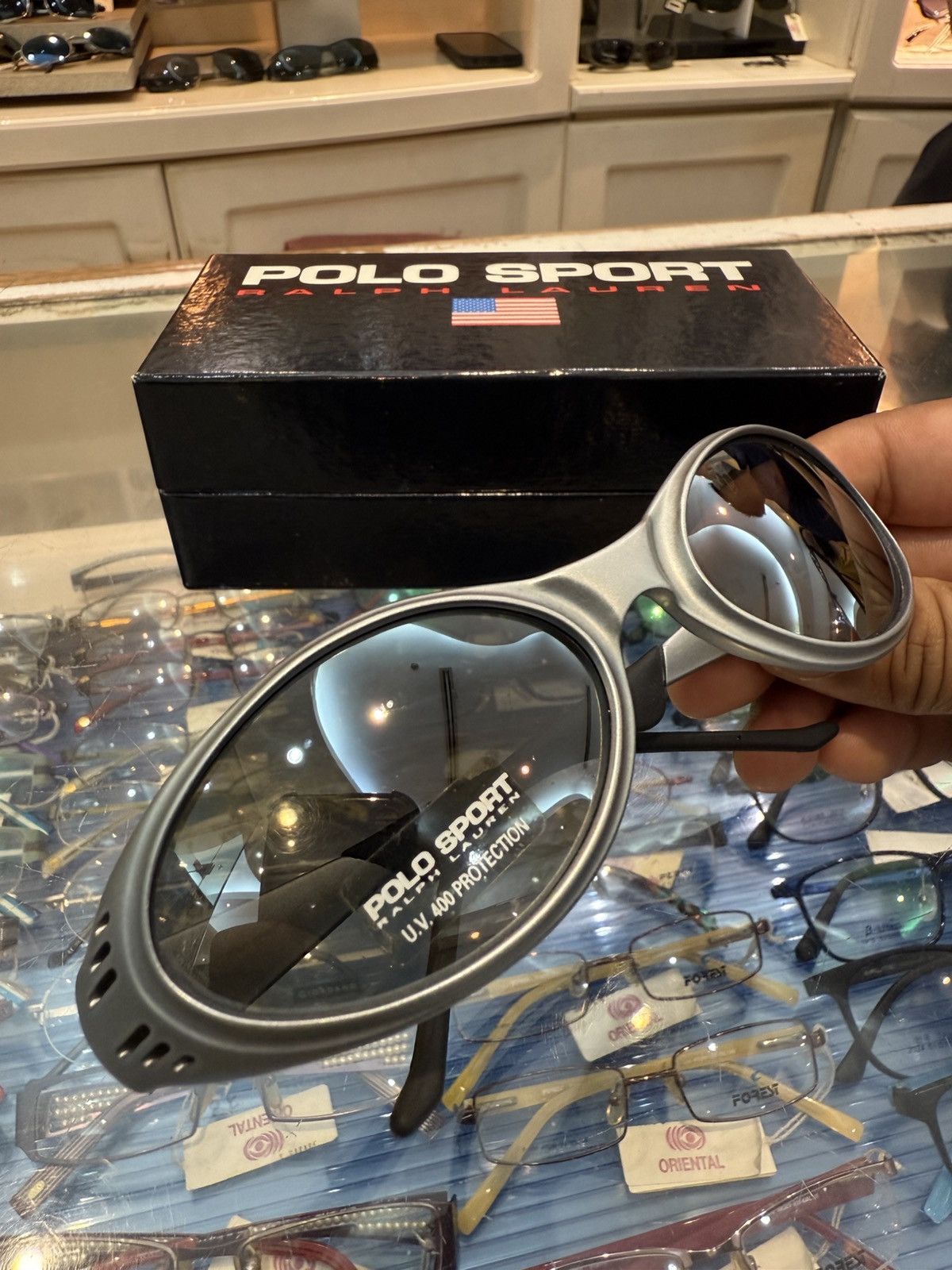 Polo Ralph Lauren 2000's Polo Sport RL Sunglasses Size ONE SIZE - 12 Thumbnail