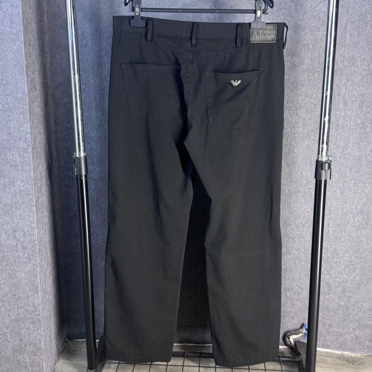 Armani Vintage Armani Jeans stretch pants casual Size US 36 / EU 52 - 2 Thumbnail