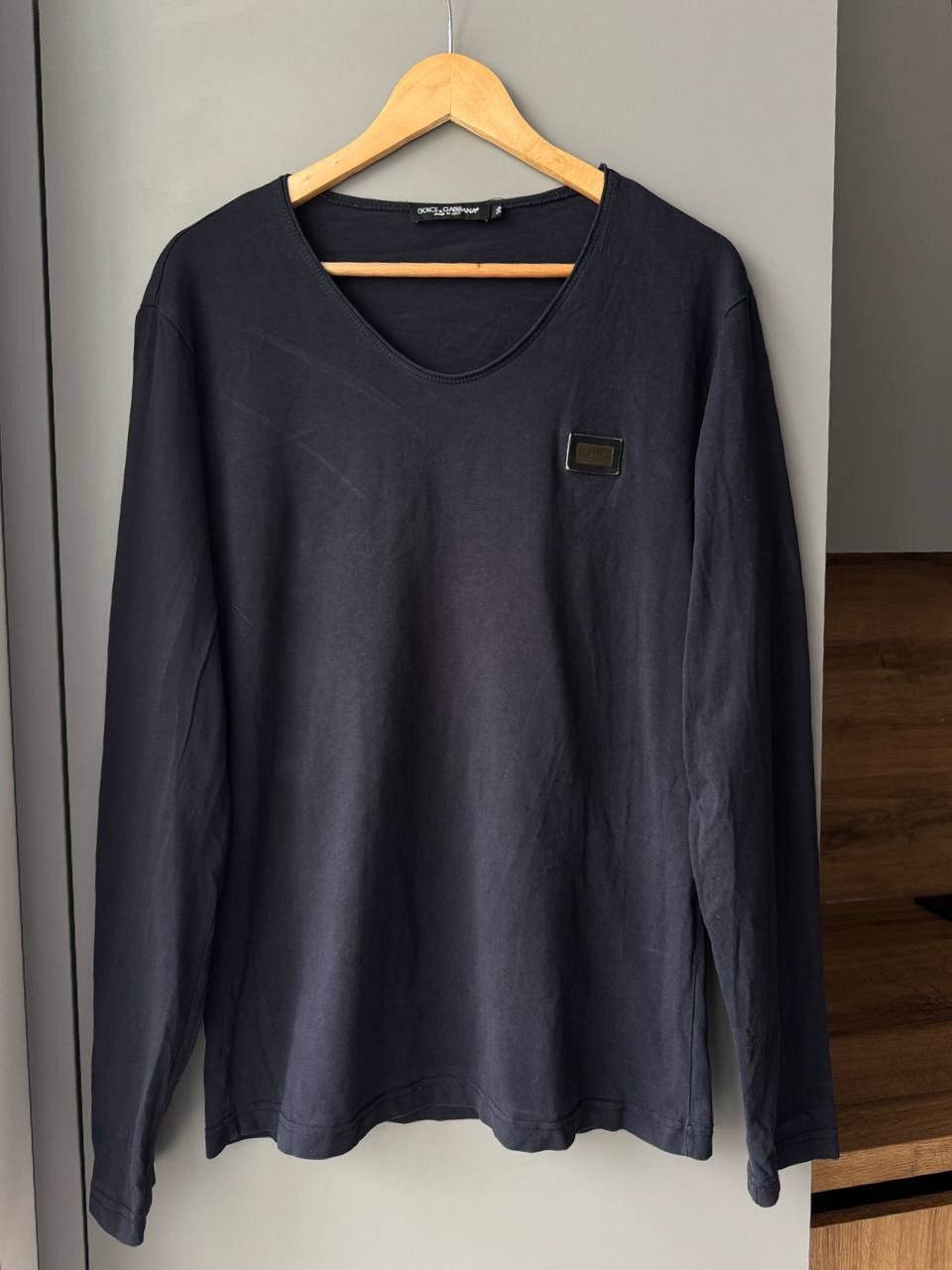 Dolce & Gabbana Dolce & Gabbana Logo Long Sleeve Shirt Size US L / EU 52-54 / 3 - 1 Thumbnail