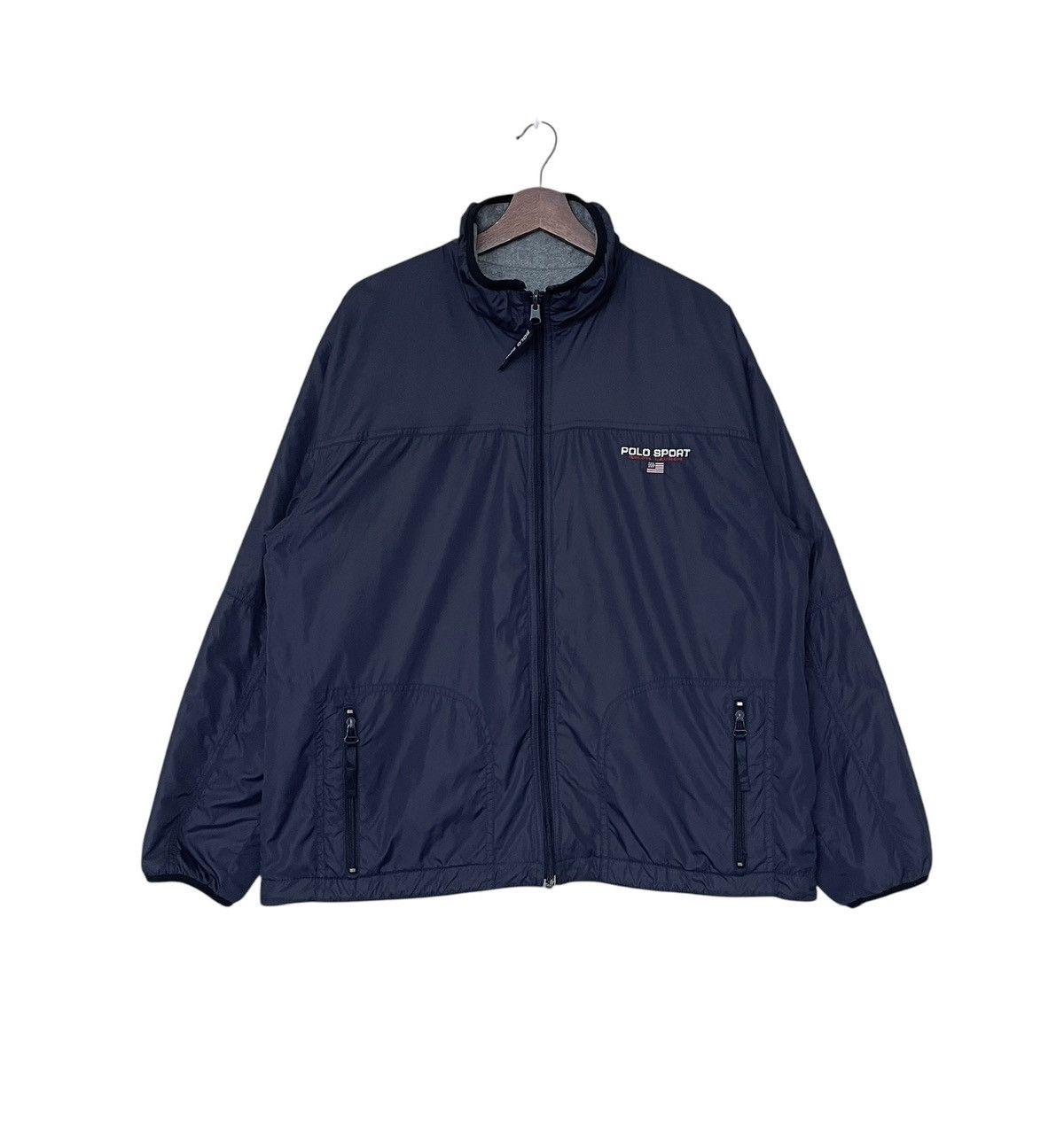 Polo Ralph Lauren Vintage Brand Polo Sport RL Reversible Fleece Jacket 1990s Size US L / EU 52-54 / 3 - 2 Thumbnail