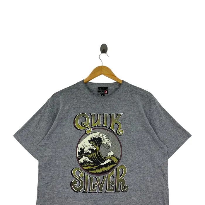 Quiksilver Vintage QUIKSILVER SURF WAVE Iconic Logo Tee Shirt Size US L / EU 52-54 / 3 - 2 Thumbnail
