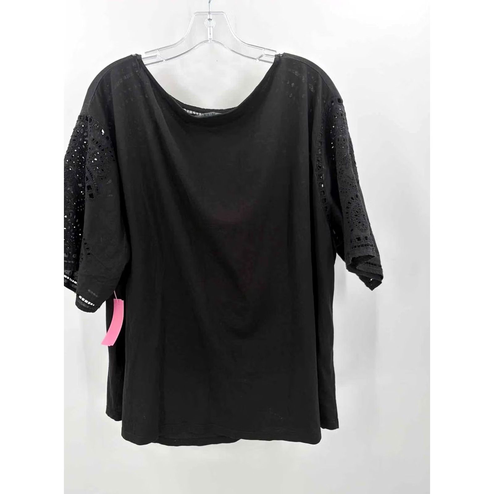 Vintage Lauren Black 2X T-shirt Size XXL / US 16-18 / IT 52-54 - 3 Thumbnail