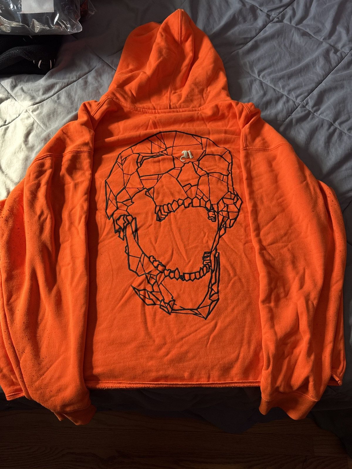 Revenge Revenge Orange Spider Hoodie 2020 Size US XL / EU 56 / 4 - 2 Thumbnail