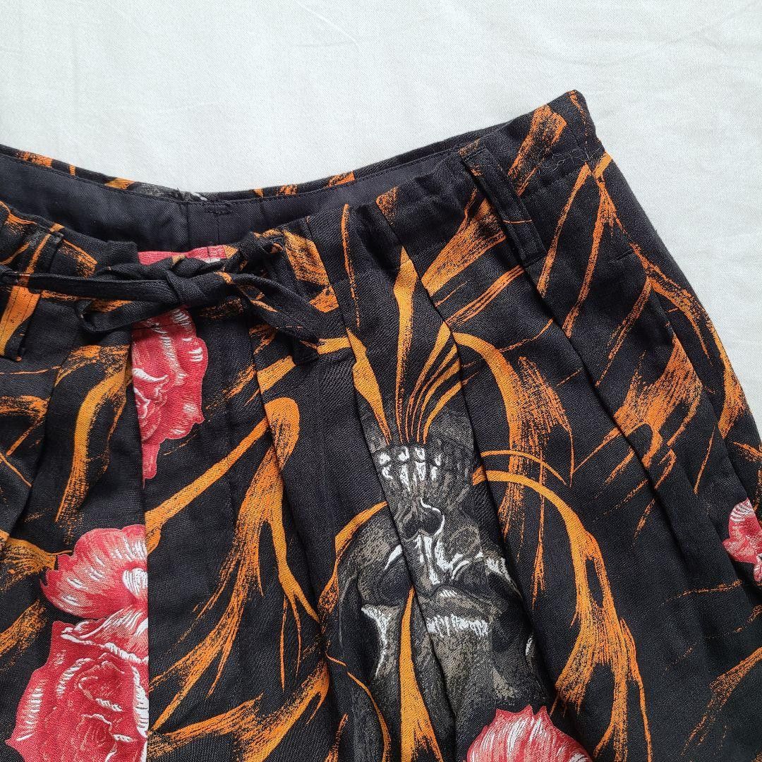 Yohji Yamamoto Yohji Yamamoto 19SS Skull Fire Linen Balloon Pants Size US 34 / EU 50 - 3 Thumbnail