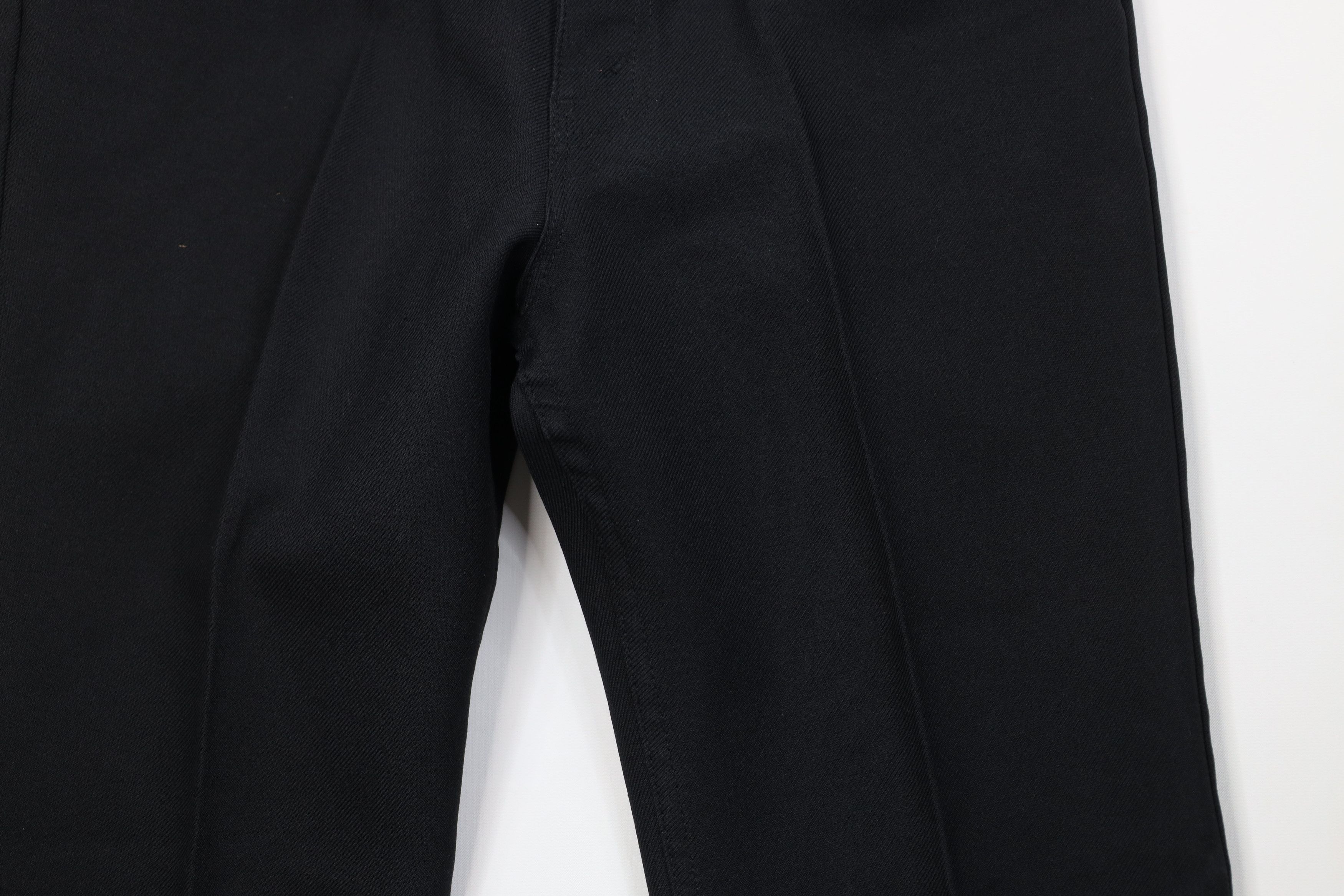 Levi's Vintage 90s Levis Flared Wide Leg Chino Pants Black USA Size US 34 / EU 50 - 3 Thumbnail