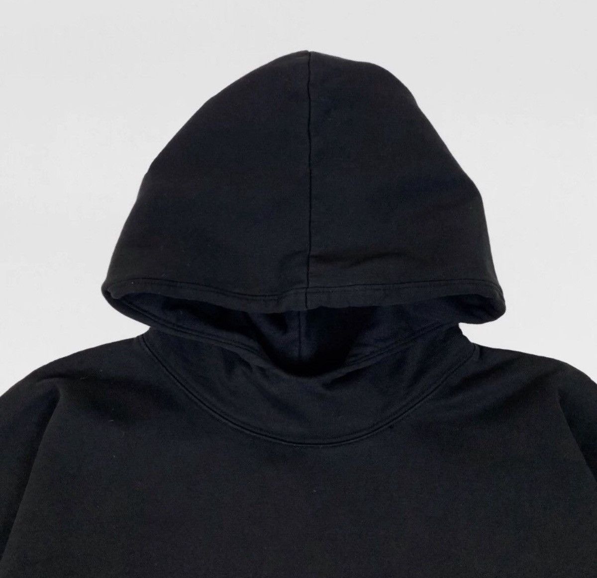 SAMPLE Yeezy Gap Balenciaga Hoodie Dove Blank Washed Black