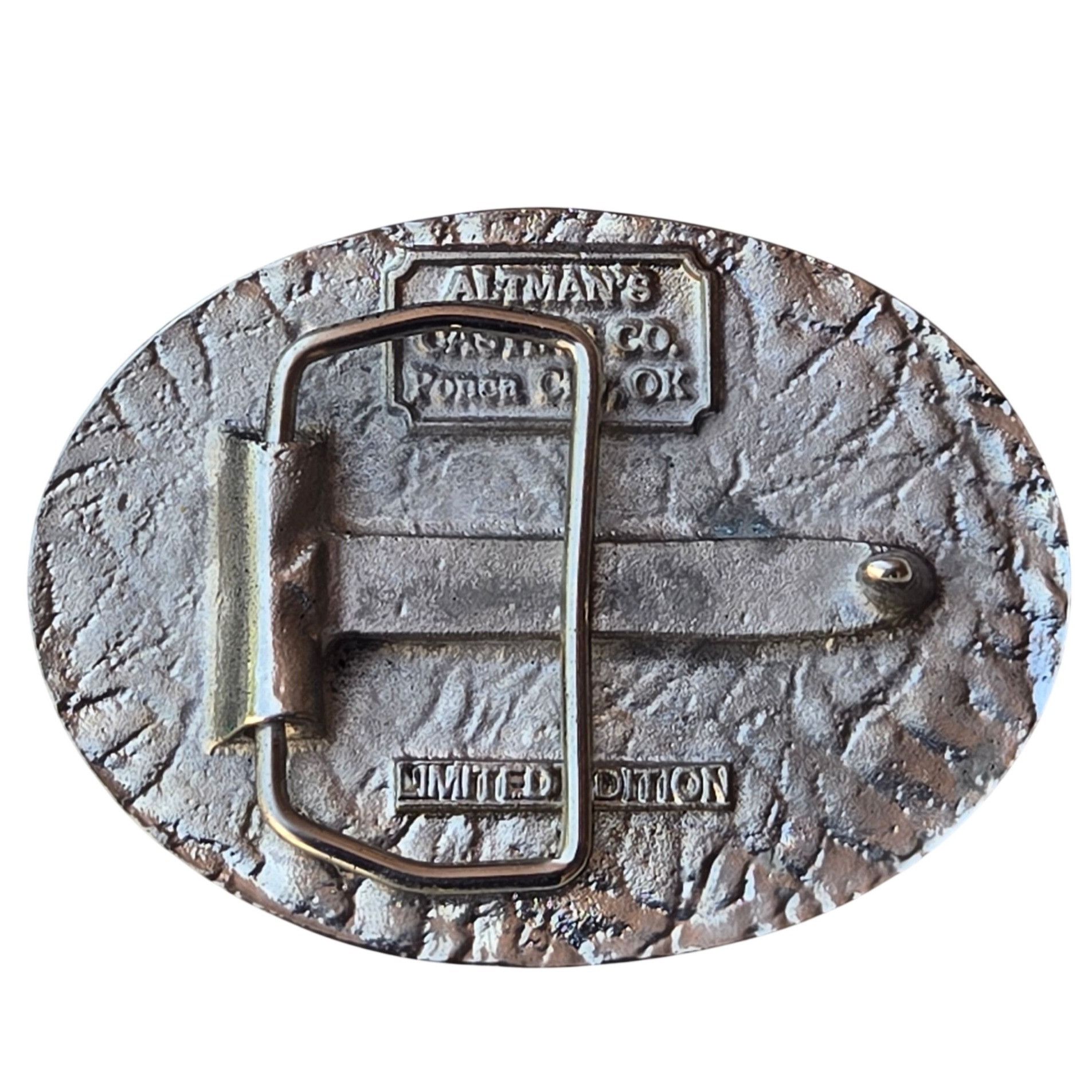 Other Ponca City Oklahoma Belt Buckle Pioneer Woman Ok Landmark Vi Size ONE SIZE - 3 Thumbnail