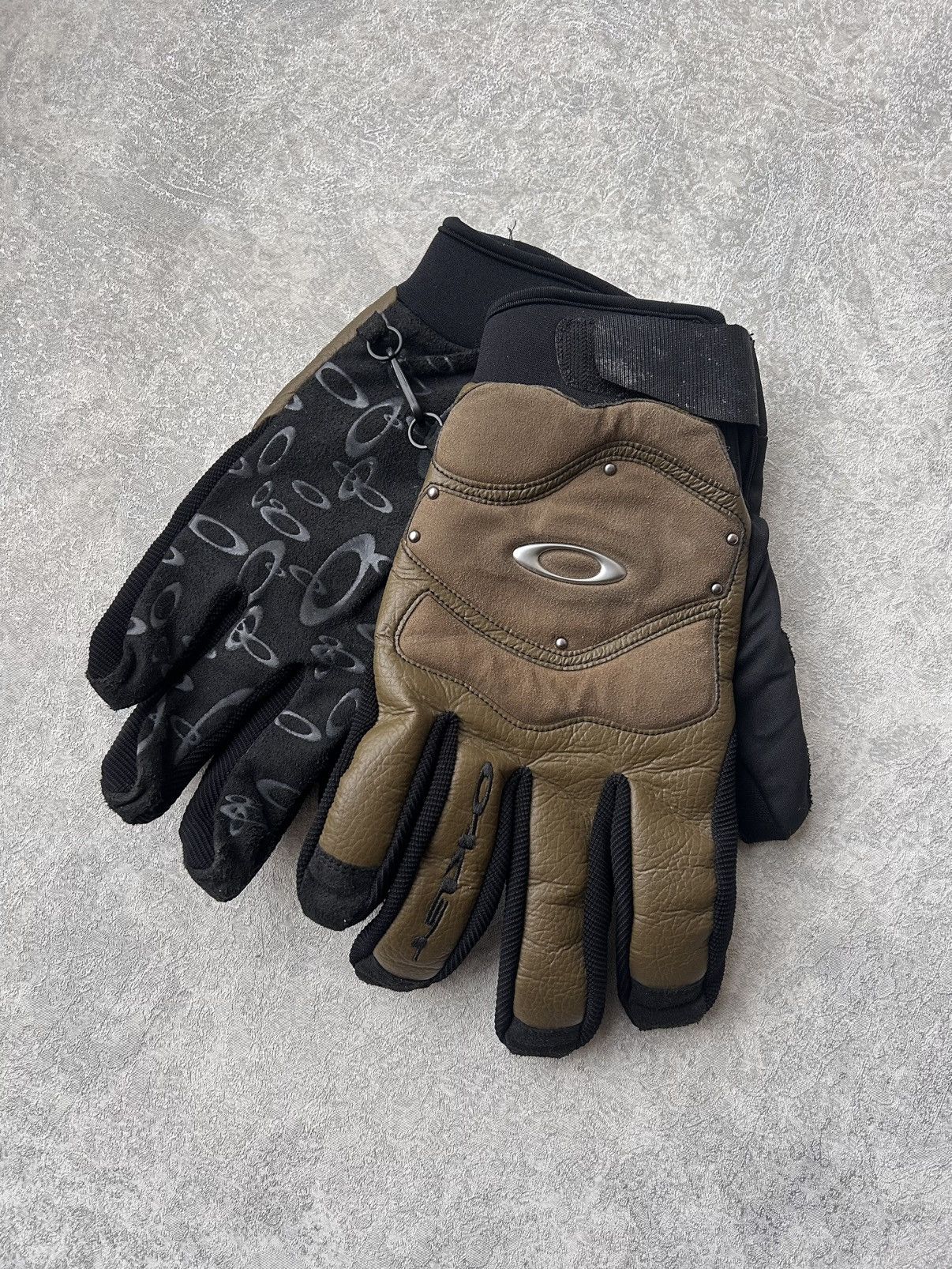 Vintage Oakley Factory Pilot Tactical Leather Gloves