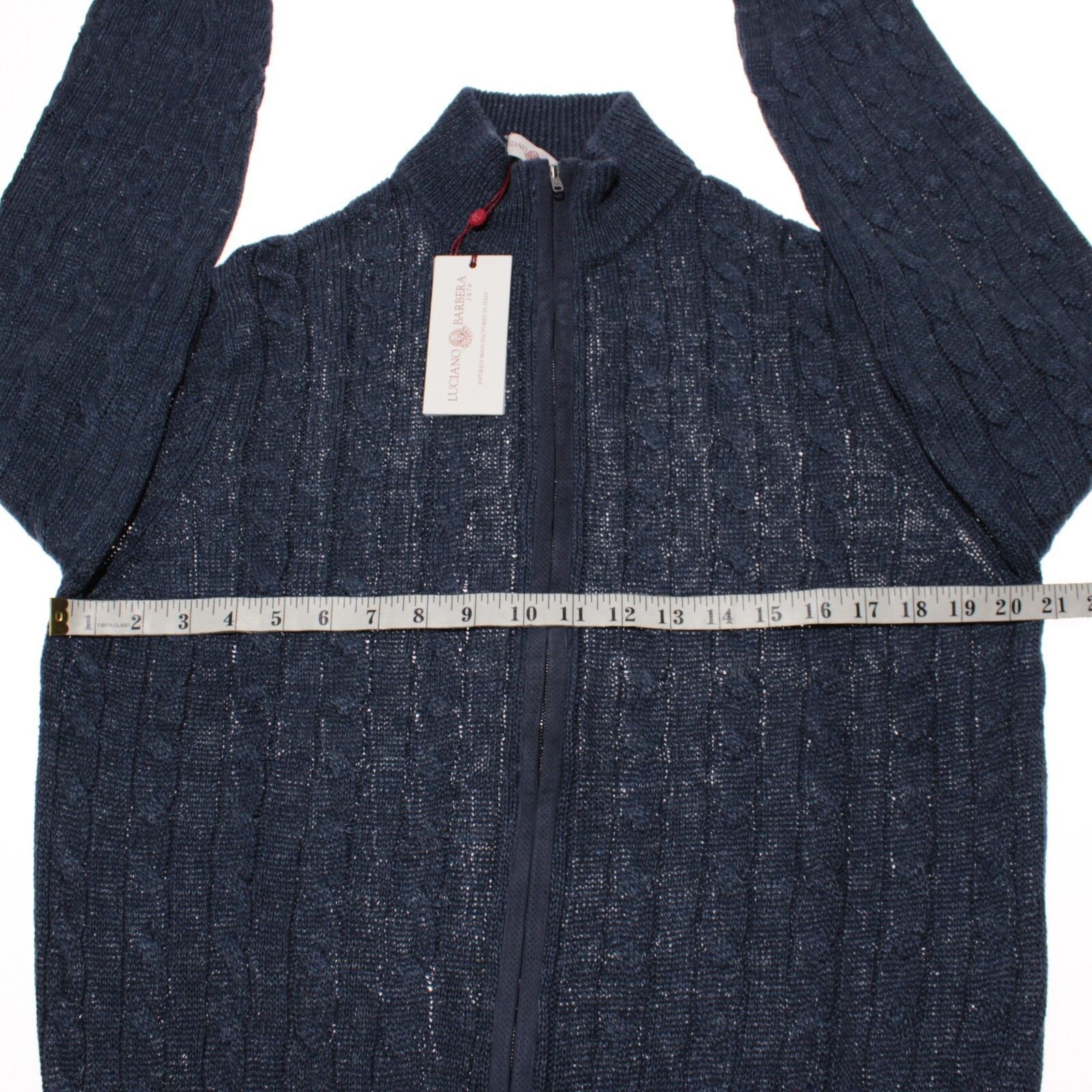 Luciano Barbera Luciano Barbera Sweater Size US M in Blue Size US M / EU 48-50 / 2 - 4 Thumbnail