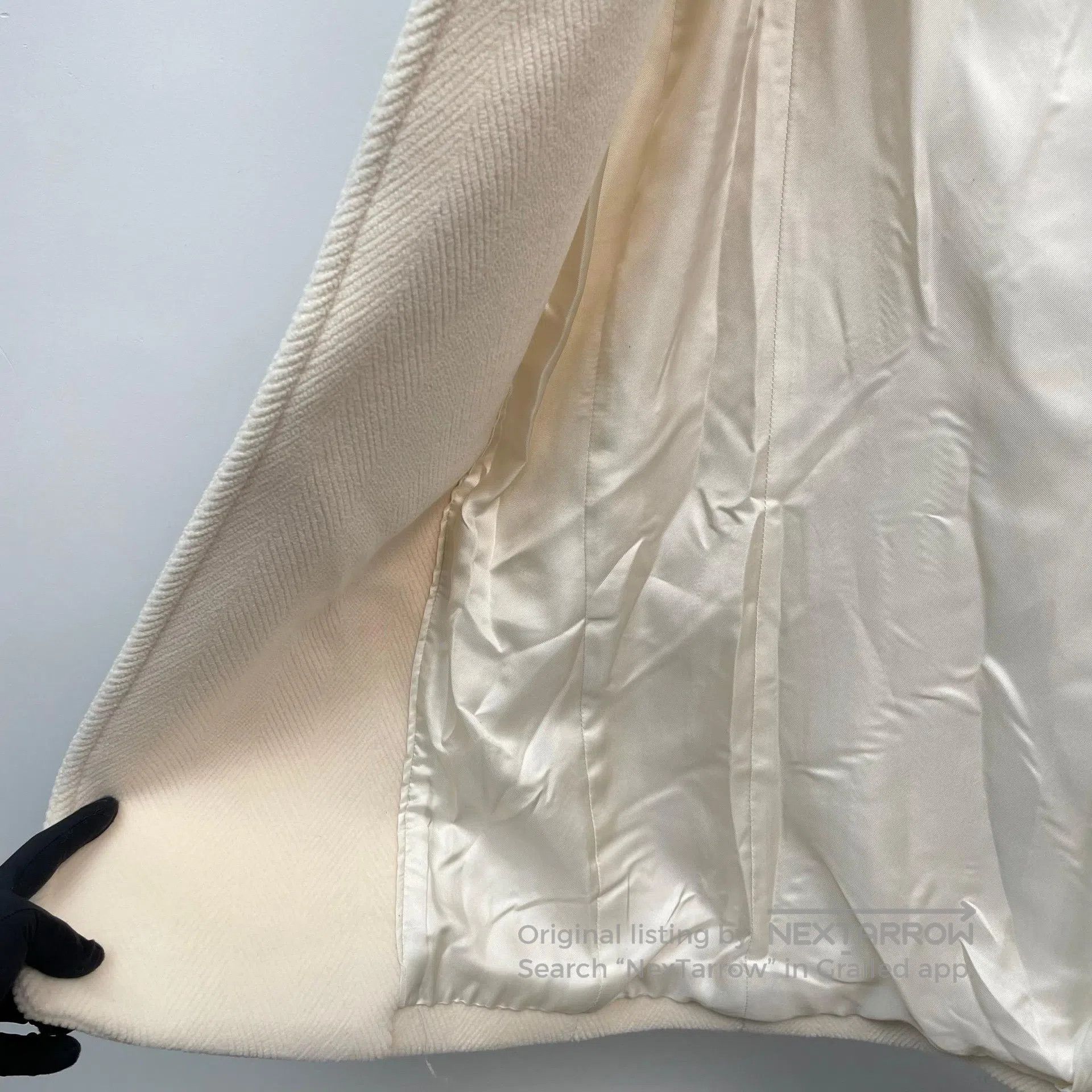 Saint Laurent Paris Saint Laurent Paris Beige oversized double-breasted long w Size XS / US 0-2 / IT 36-38 - 4 Thumbnail