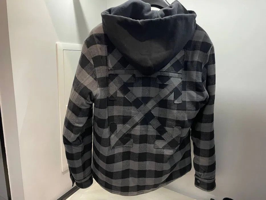 Off-White Off-White Jacket-Shirt Flannel Hooded RARE Size US S / EU 44-46 / 1 - 2 Thumbnail