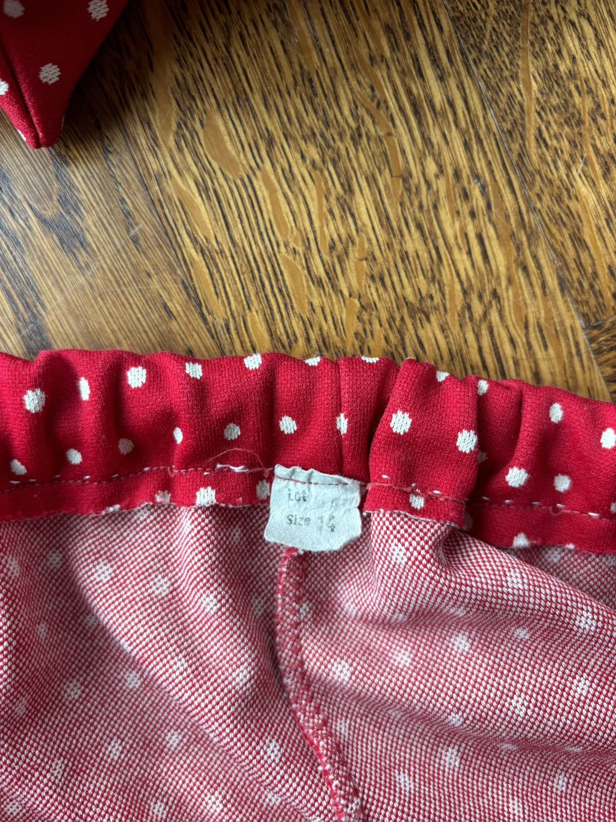 Vintage True Vintage Polka Dot Suit 1970s Two Piece Costume Set Size 34S - 11 Thumbnail