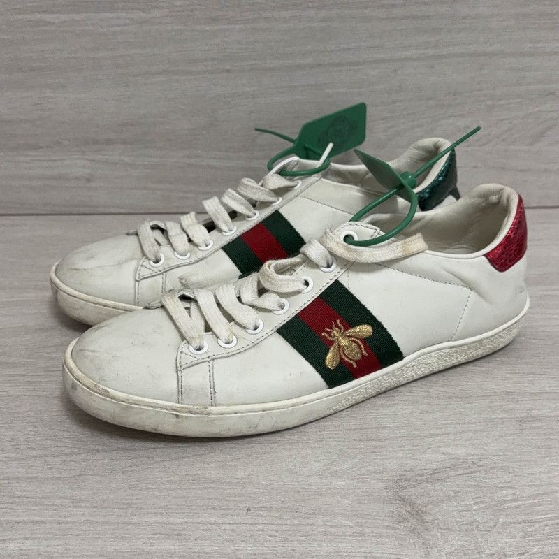 Gucci Gucci Ace Embroidered Fashion Sneakers for Women 0079 Size US 5 / IT 35 - 1 Thumbnail