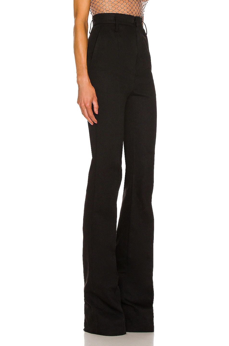 Saint Laurent Paris o1b1hav111224 High Waisted Denim Pants in Black Size 28" / US 6 / IT 42 - 2 Thumbnail