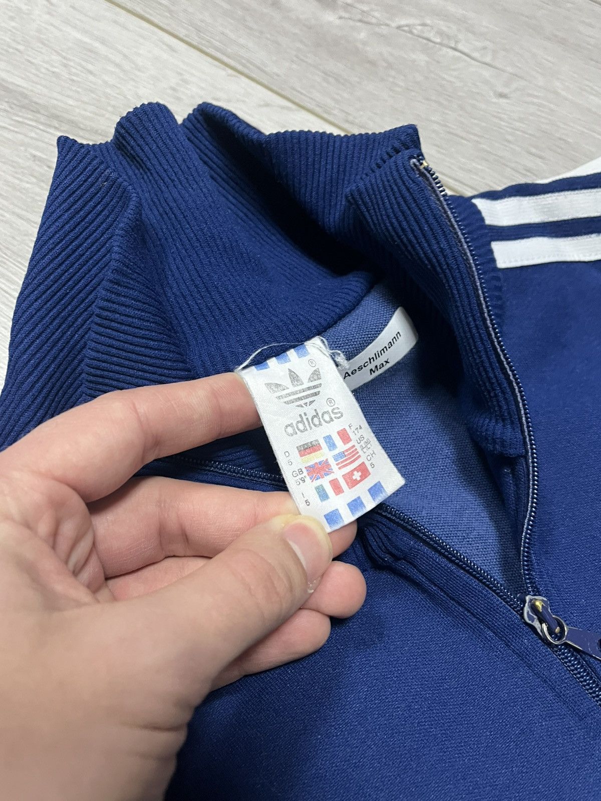 Adidas Adidas Yugoslavia vintage track jacket zip stripes Size US L / EU 52-54 / 3 - 4 Thumbnail