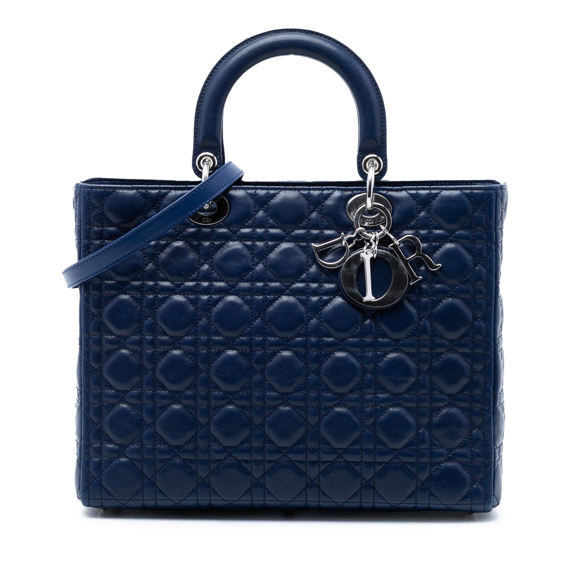 Dior Large Lambskin Cannage Lady Dior Size ONE SIZE - 1 Thumbnail