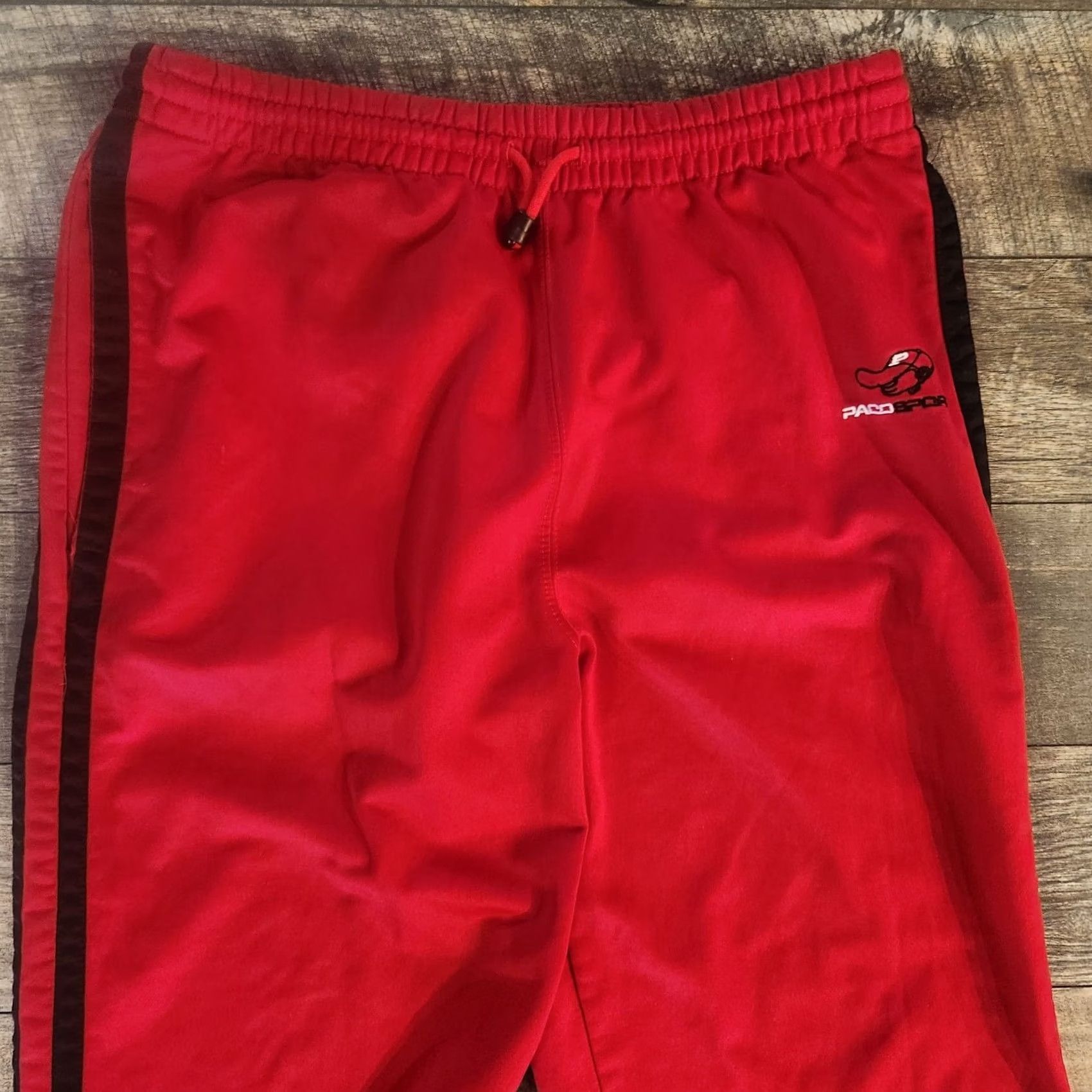 Vintage VINTAGE Paco Sport Athletic Pants Mens M Red Logo Hip Hop Streetwear Pants Men Red Logo Hip Hop Streetwear Size US 31 - 3 Thumbnail