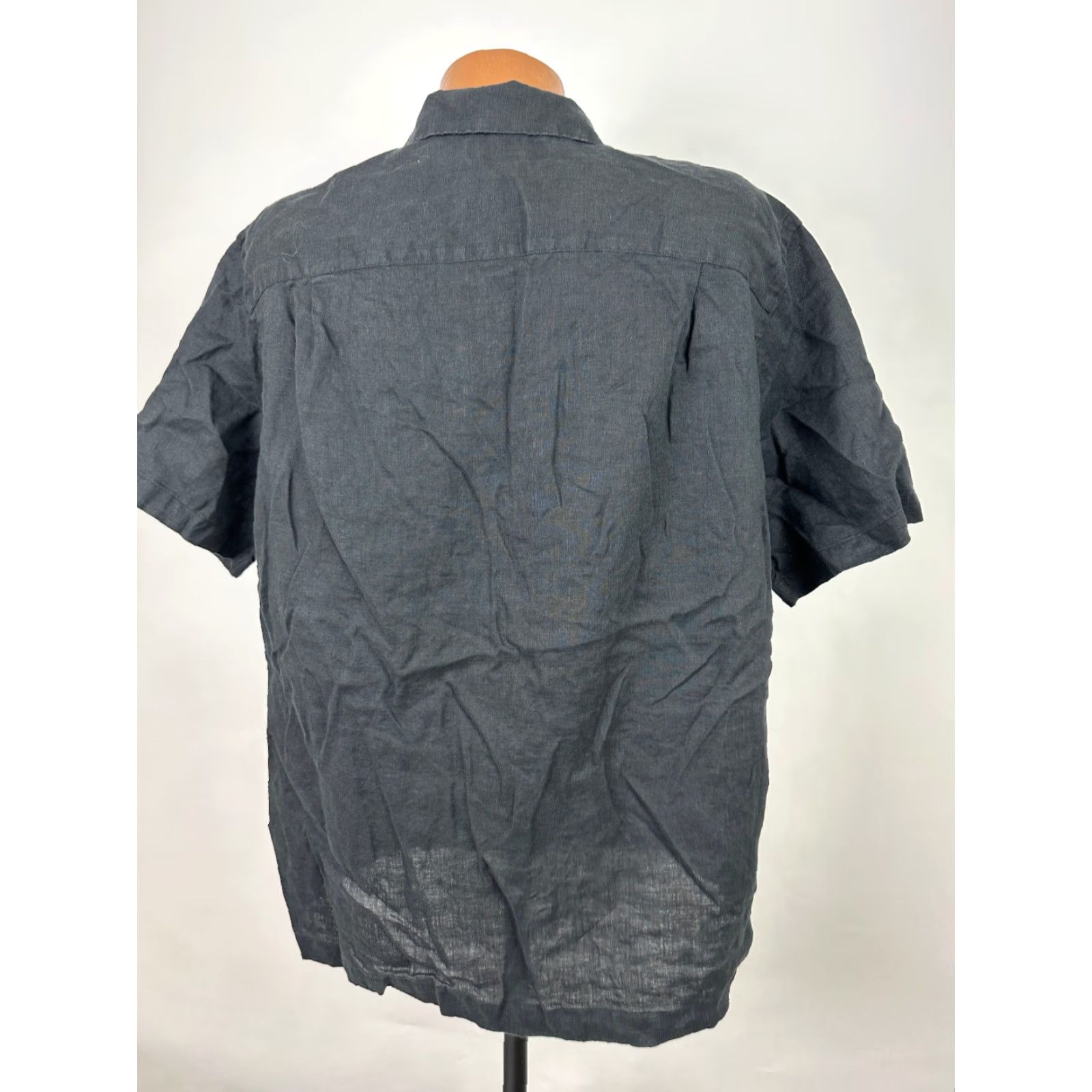 Vintage VINTAGE Paul Fredrick Linen Shirt Men Large Short Sleeve Button-Up Casual Summer 90s Size US L / EU 52-54 / 3 - 6 Thumbnail