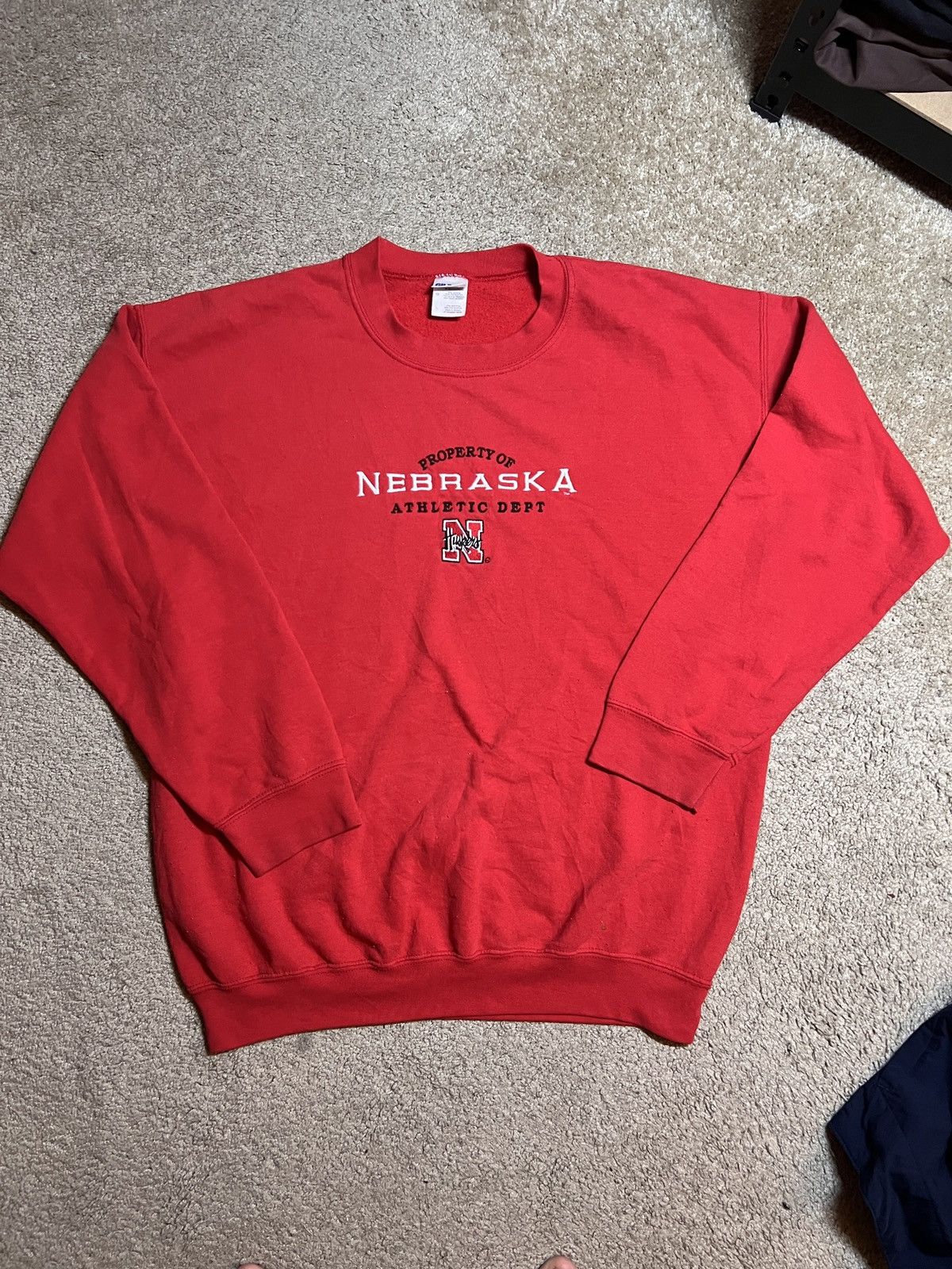 Gildan Nebraska Vintage Gilidan Sweater Size US L / EU 52-54 / 3 - 1 Thumbnail