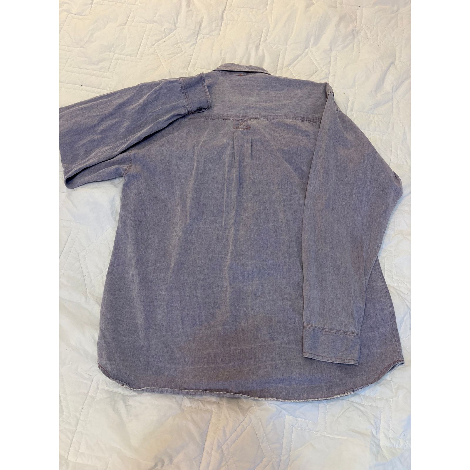 Tom Tailor Vintage Tom Tailor Purple Denim Shirt Size US S / EU 44-46 / 1 - 6 Thumbnail
