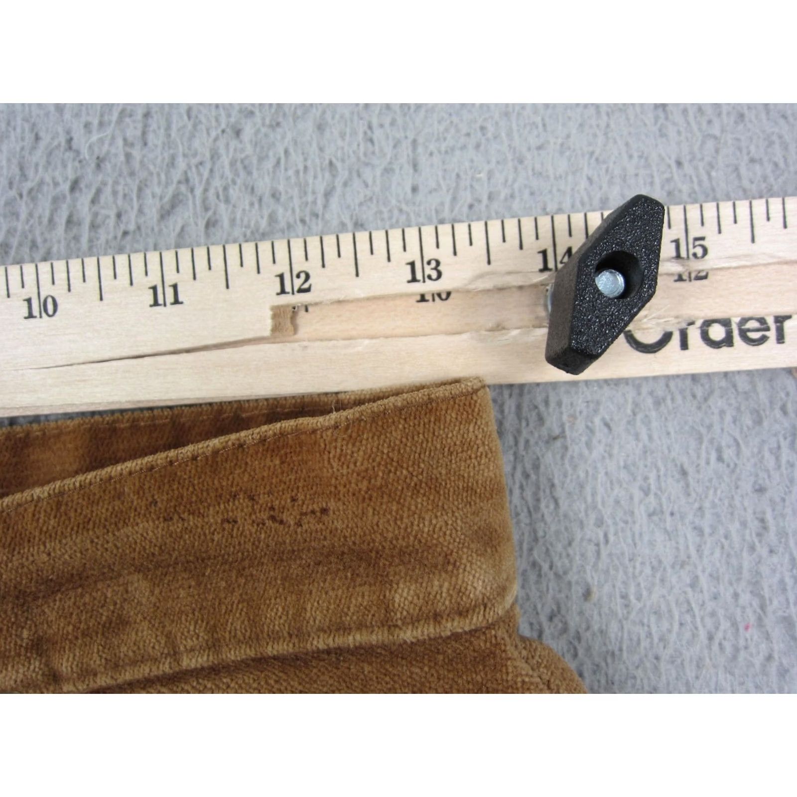 Lee Vintage Lee Pants 26x33 Brown Straight Corduroy Talon Zip Made in USA 70s Womens Size 26" / US 2 / IT 38 - 5 Thumbnail