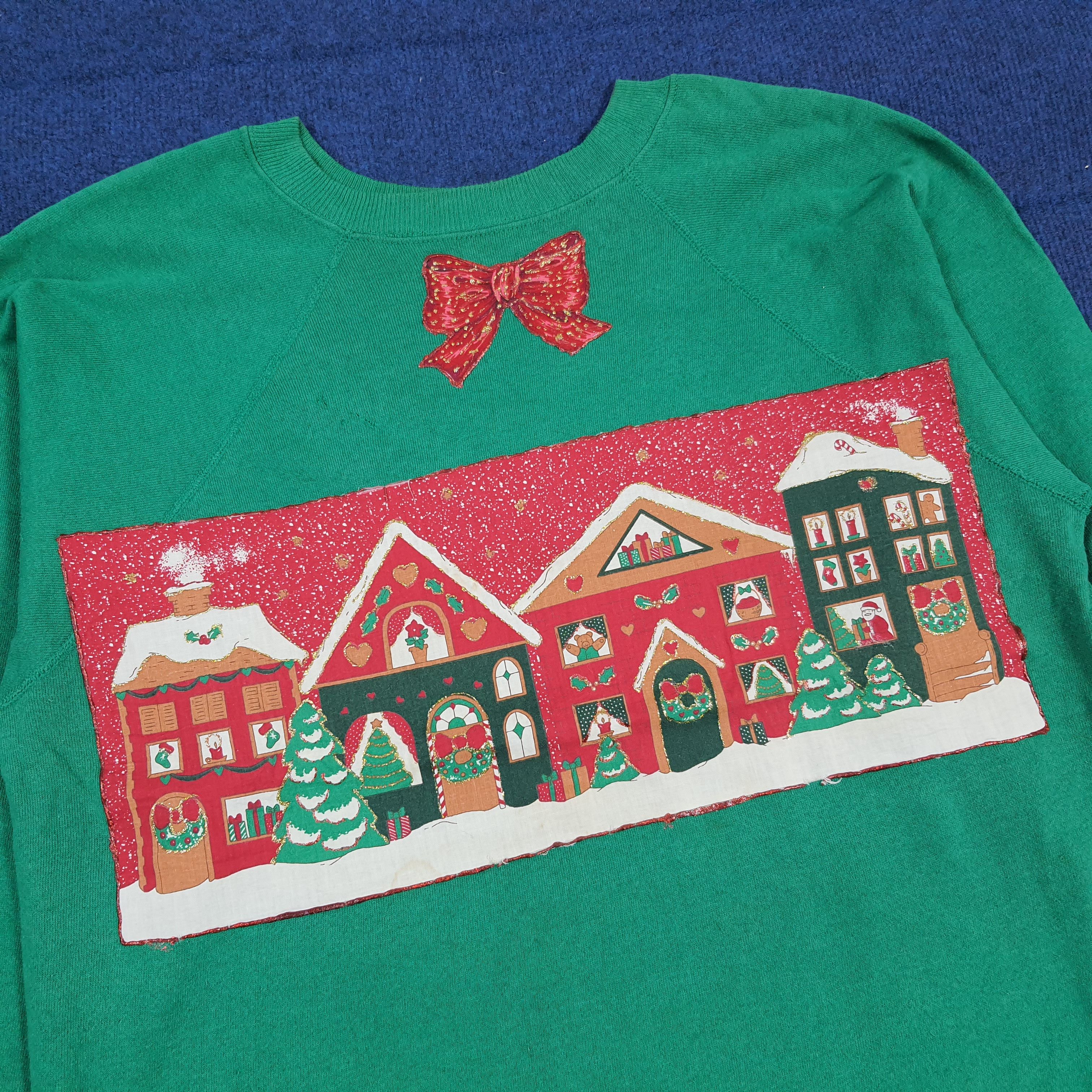 Hanes Vintage Hanes Christmas Graphic Sweatshirt C296N4 Size US L / EU 52-54 / 3 - 2 Thumbnail