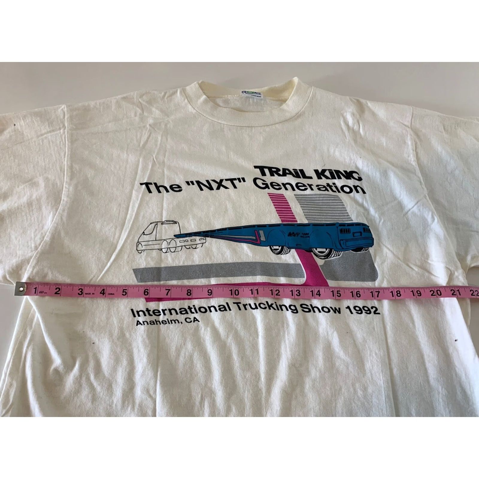 Vintage VINTAGE 1992 ITS Shirt White ALORE T-Shirt Men One Size Stitch NXT International Trucking Show Size US M / EU 48-50 / 2 - 6 Thumbnail