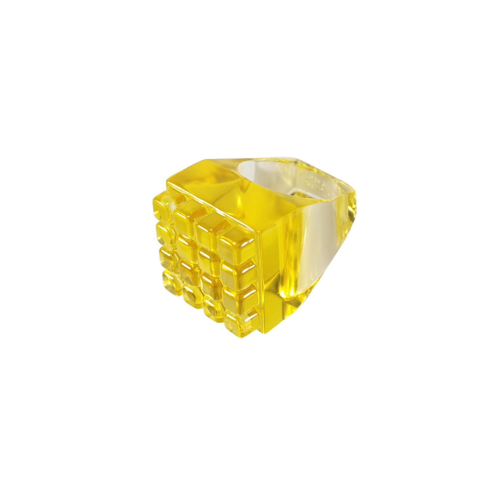 Bottega Veneta Bottega Veneta Embossed Jelly Ring Size 16 -z2505 Size ONE SIZE - 1 Thumbnail